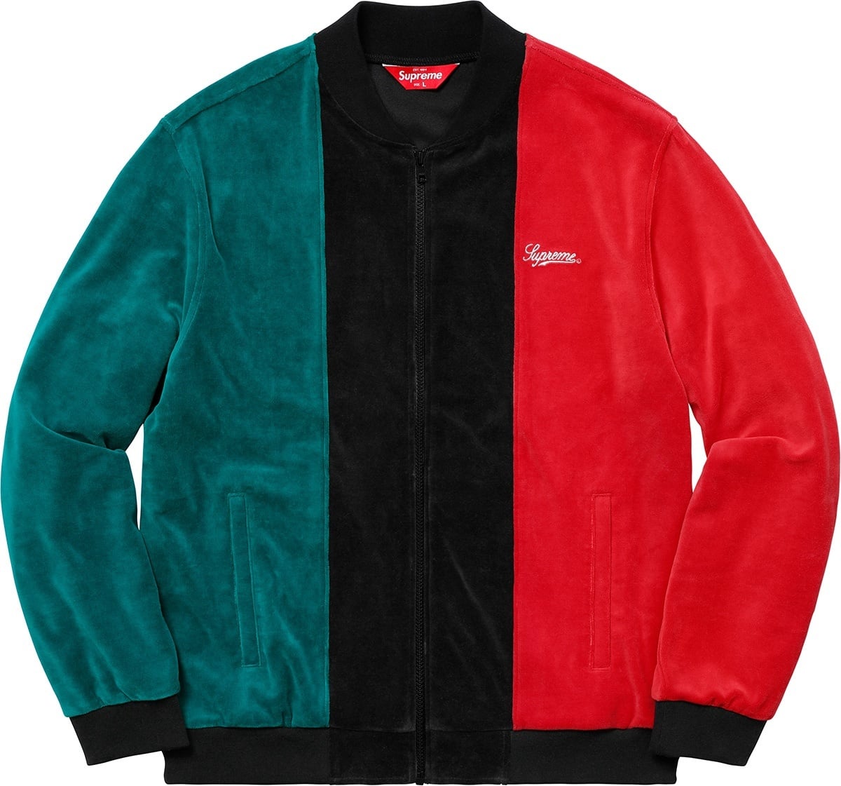 Velour Zip Up Jacket view 3